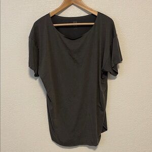 Uniqlo Dark Gray Women's Short Sleeve Tee